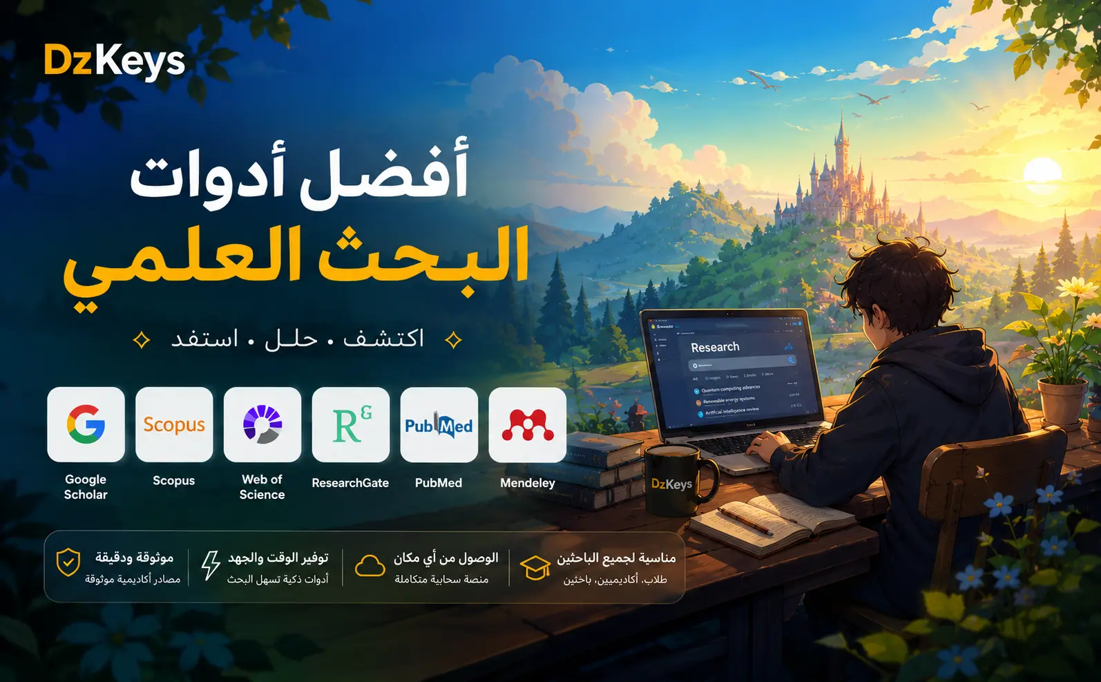 أفضل أدوات البحث العلمي و الأكاديمي