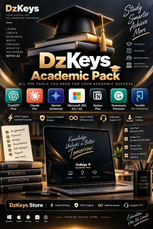 DzKeys Academic Pack for students and researchers